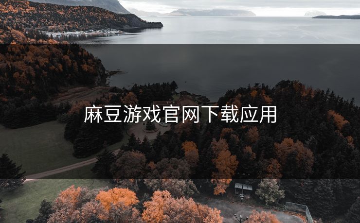 麻豆游戏官网下载应用